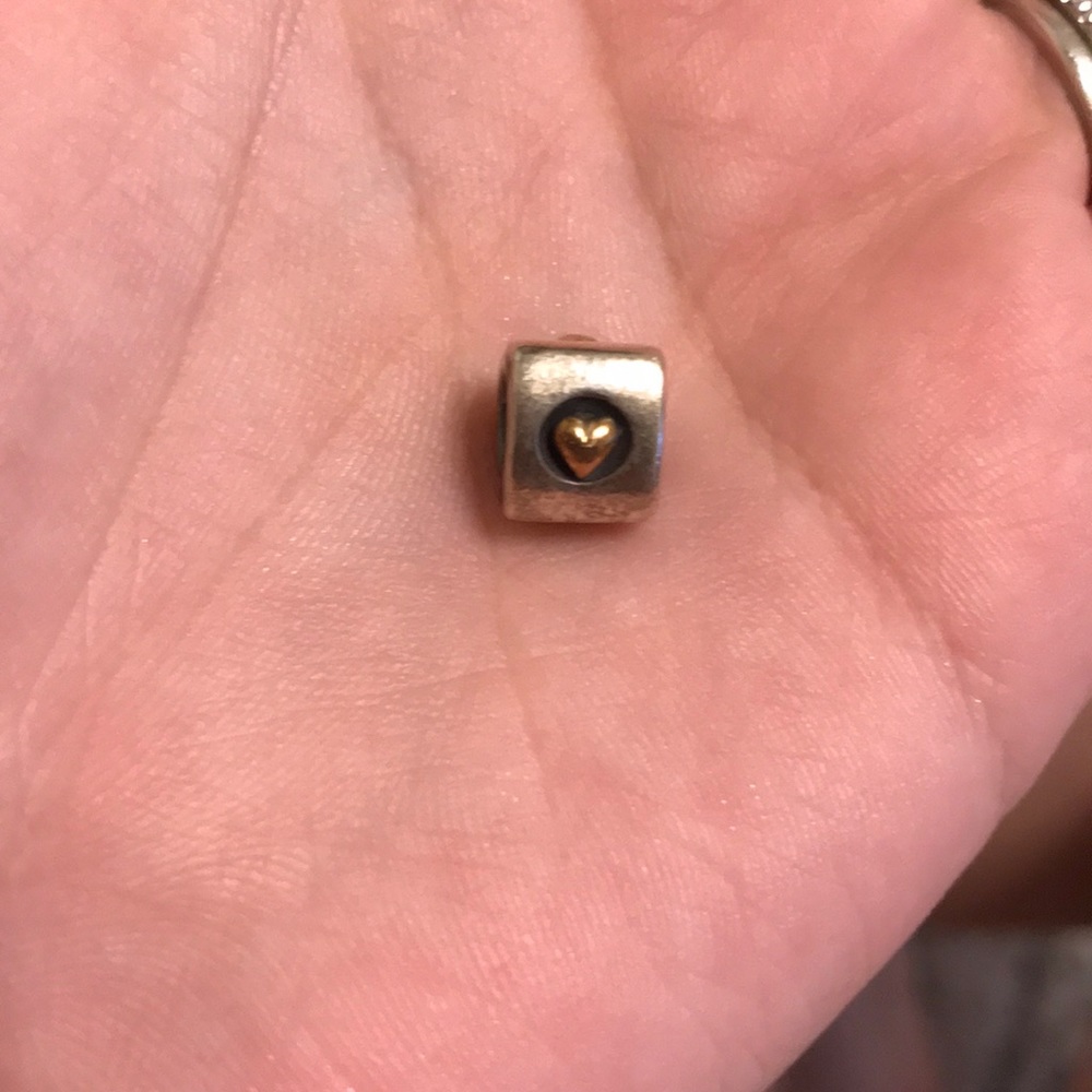 Pandora heart of gold charm